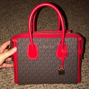 Michael Kors Small Mercer Belted Satchel